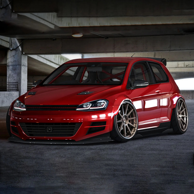Voll-LED TAGFAHRLICHT Scheinwerfer für VW Golf 7 12-17 dynamischer LED-Blinker Facelift-Optik rot