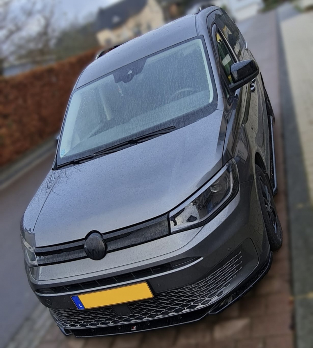 Voll-Led Scheinwerfer für VW Caddy 2020+ schwarz dynamischer Blinker
