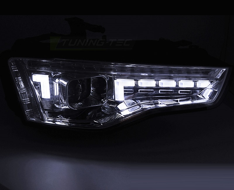 Xenon Scheinwerfer für Audi A5 12-16 mit AFS chrom D3S Laufblinker