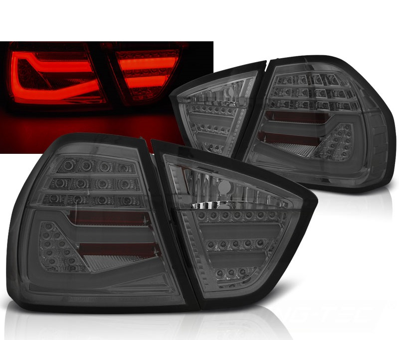 Lightbar LED Rückleuchten smoke für BMW E90 3er Limousine 05-08