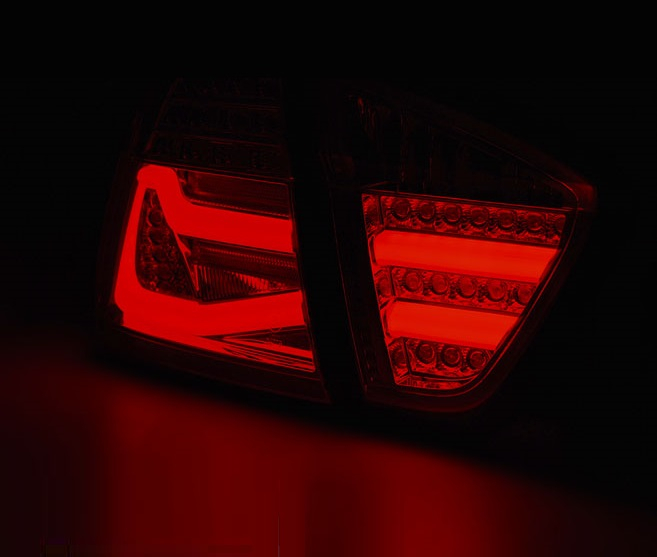 Lightbar LED Rückleuchten smoke für BMW E90 3er Limousine 05-08