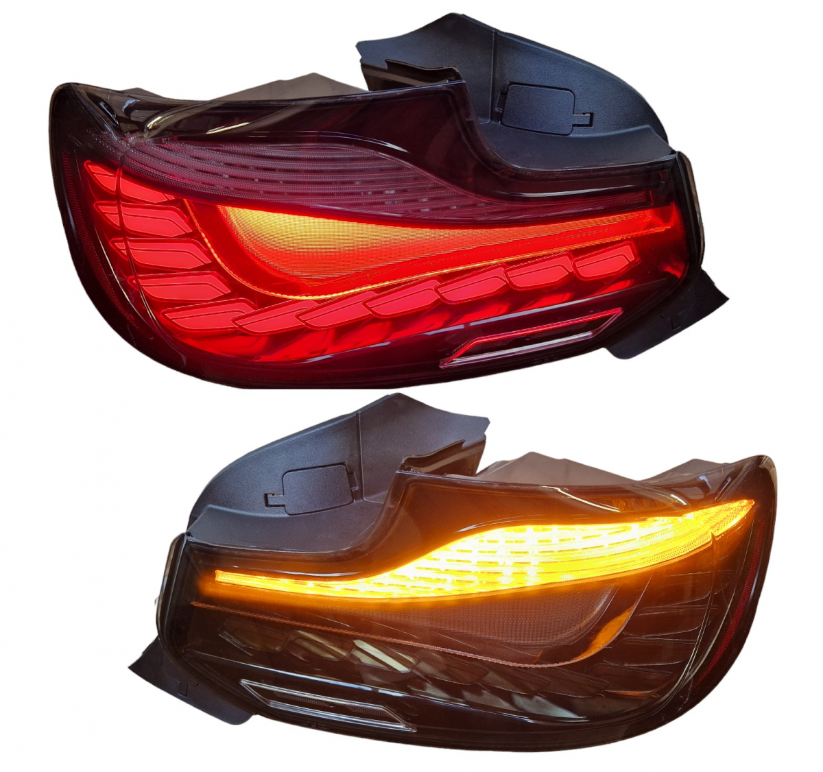 Led Rückleuchten für BMW F22 F23 M2 F87 Bj 13-21 schwarz Heckleuchten OLED