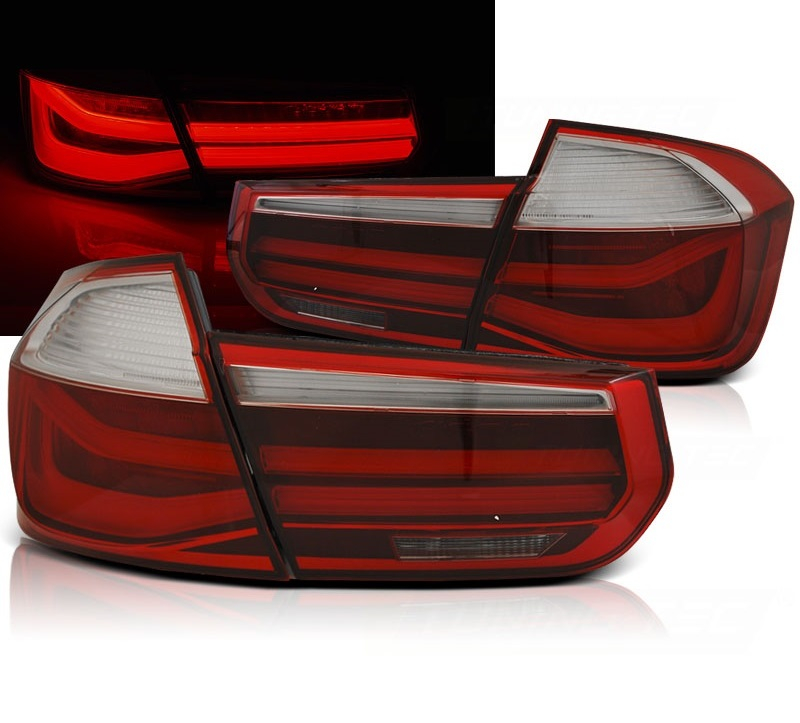 Led Rückleuchten für BMW F30 3er 11-18 Limousine rot chrom Depo
