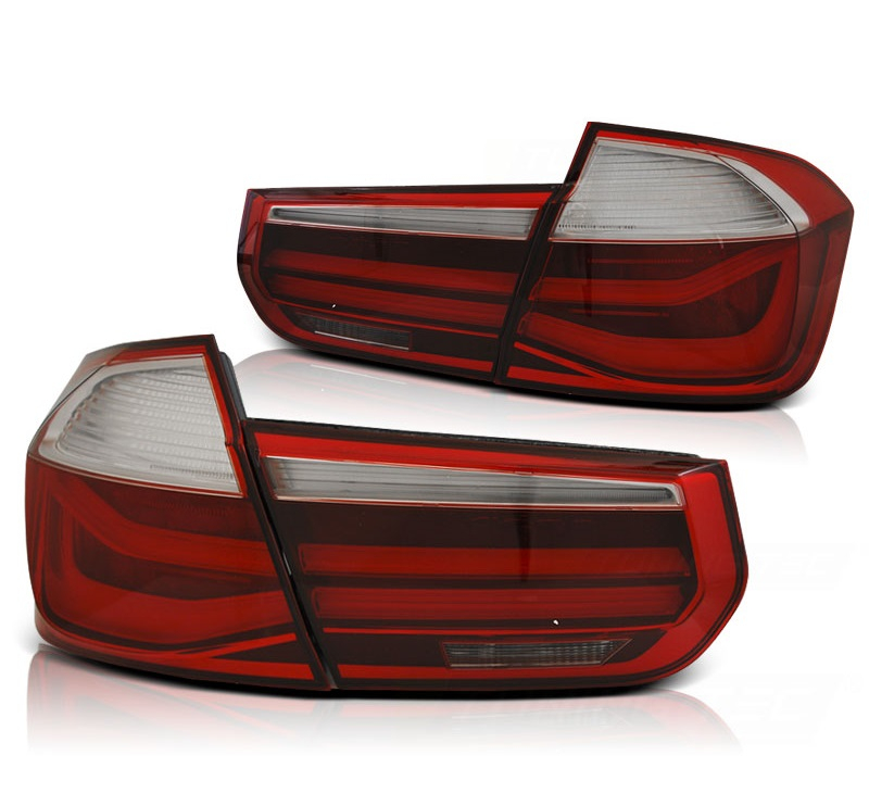 Led Rückleuchten für BMW F30 3er 11-18 Limousine rot chrom Depo
