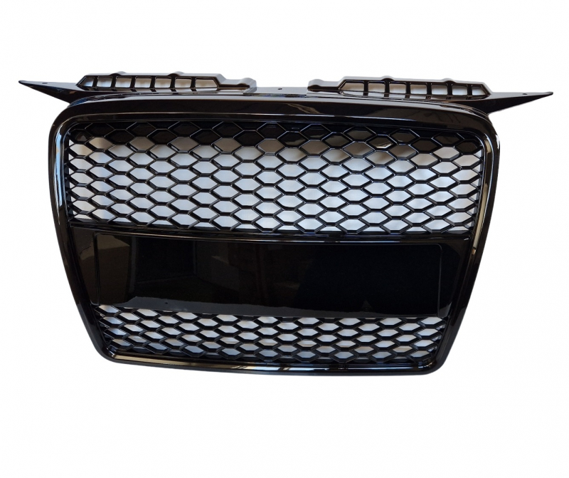 Frontgrill für Audi A3 8P 05-08 Kühlergrill Wabengrill Grill ohne Emblem schwarz