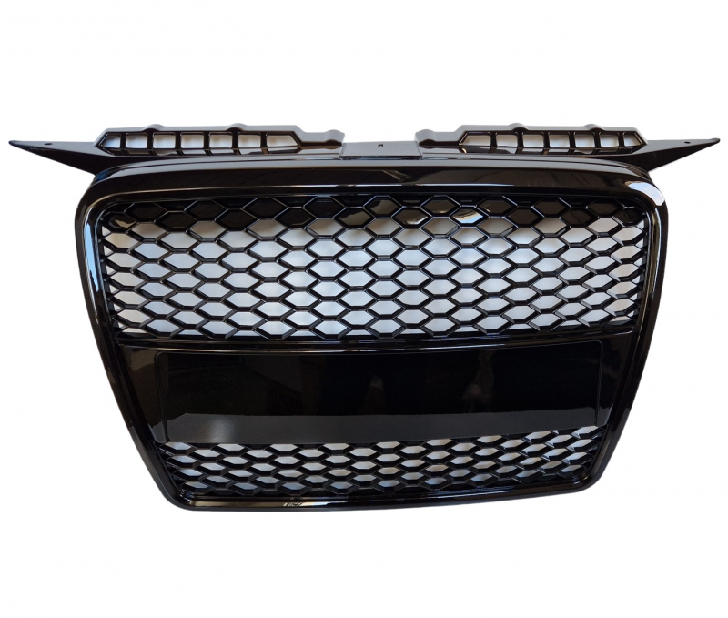 Frontgrill für Audi A3 8P 05-08 Kühlergrill Wabengrill Grill ohne Emblem schwarz