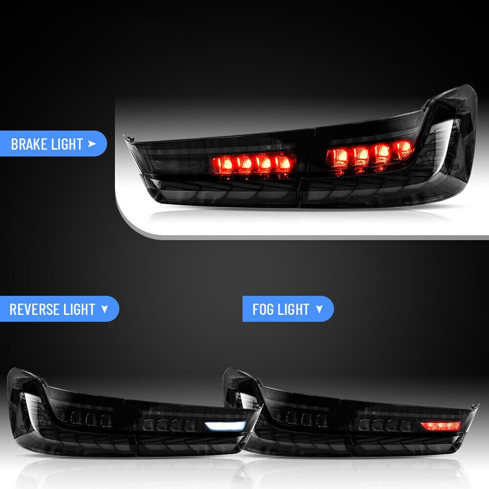 OLED Rückleuchten für BMW G20 3er ab 2019 Limousine dynamisch schwarz