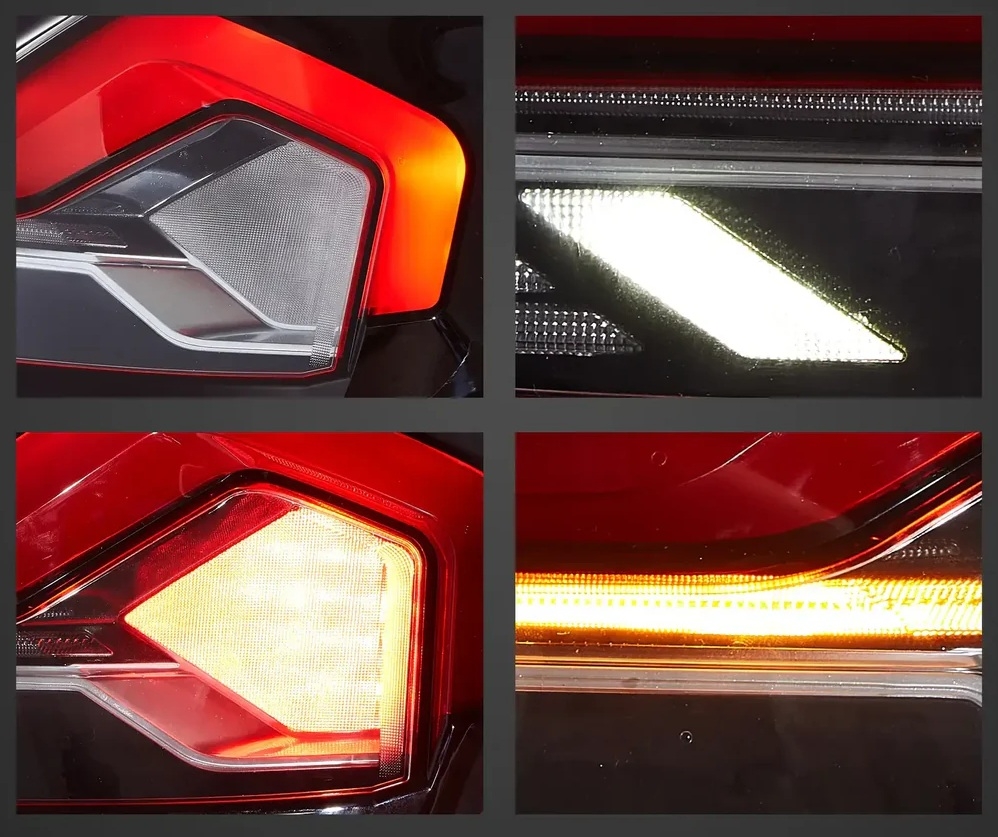 Led Rückleuchten für BMW F22 F23 M2 F87 Bj 13-21 schwarz rot Heckleuchten