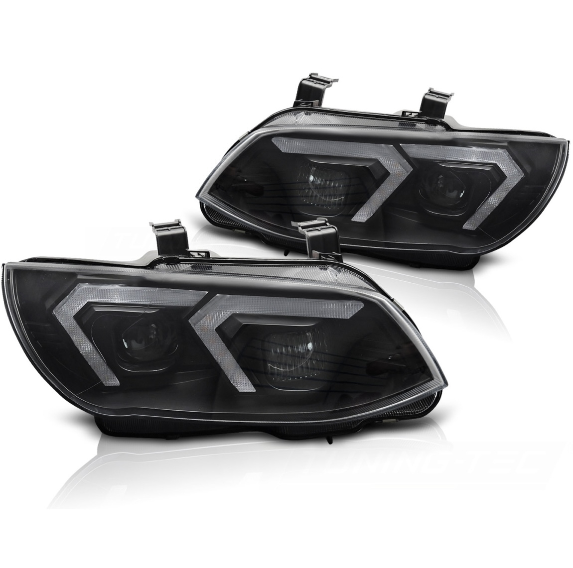 LED DRL Xenon Scheinwerfer für BMW E92 E93 LCI 03/2011-2013 schwarz ohne AFS