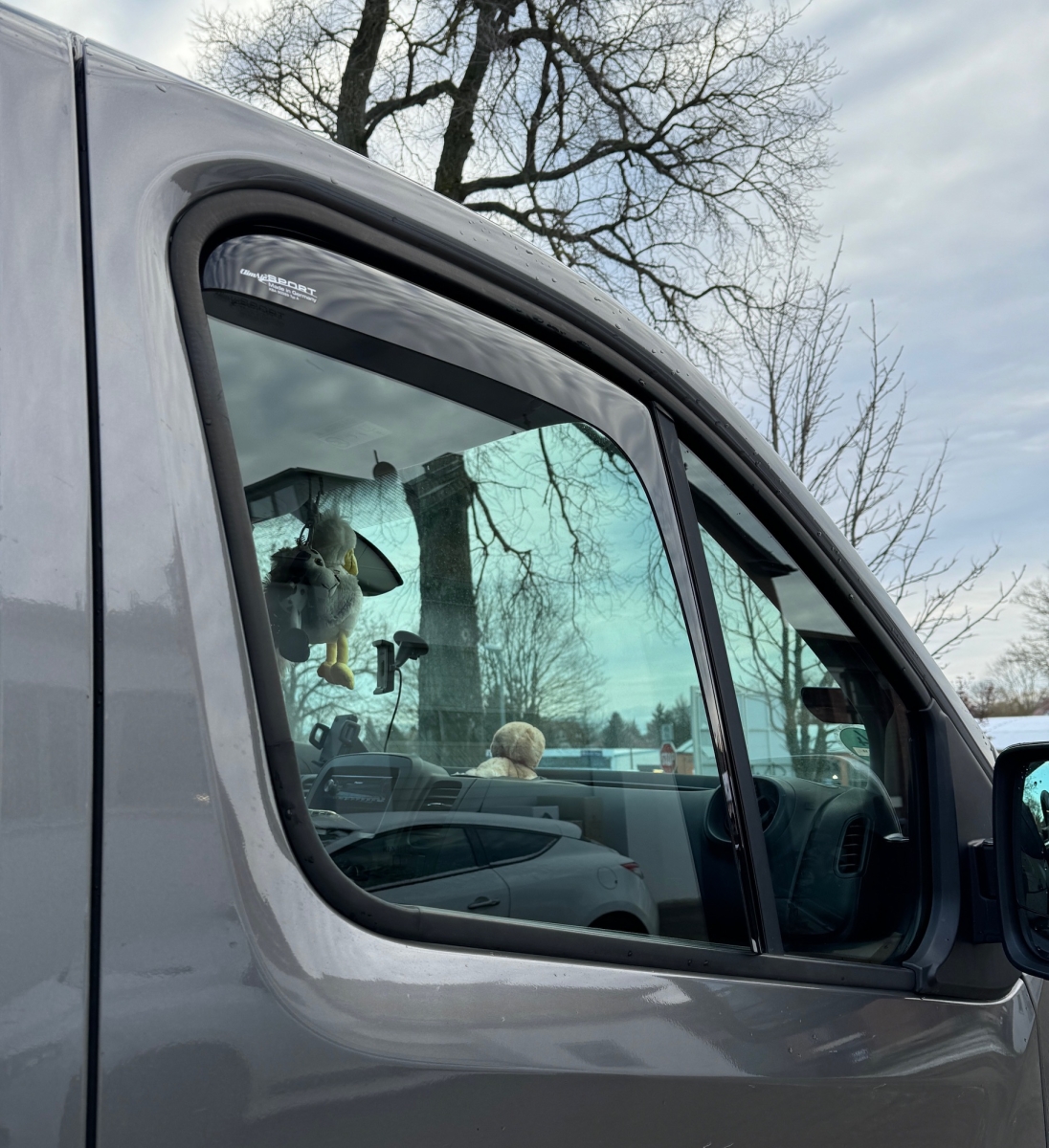 ClimAir WINDABWEISER REGENABWEISER schwarz für Renault Trafic 14+ mit ABE Set links rechts