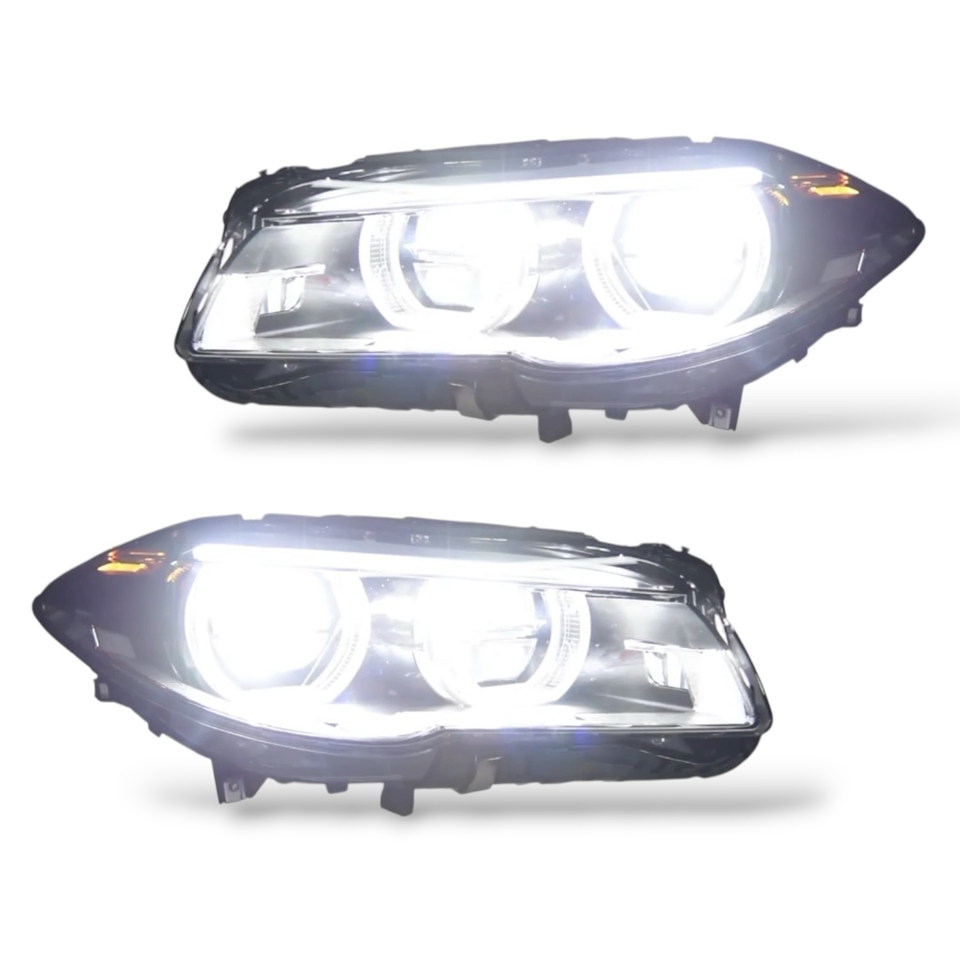 VOLL-LED Scheinwerfer für BMW 5er F10 F11 Bj. 10-13 Led Tagfahrlicht Led Blinker für Xenon ohne AFS
