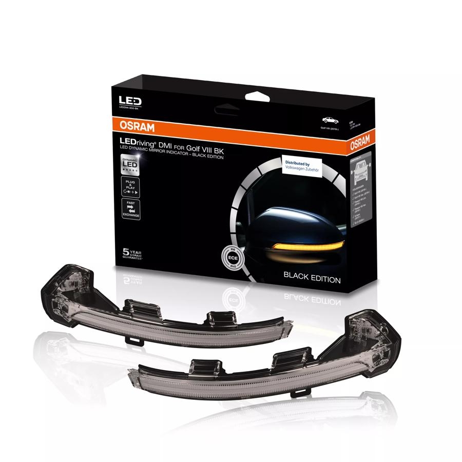 OSRAM Dynamischer LED Spiegelblinker für VW ID3 2020+ Laufblinker BLACK-EDITION