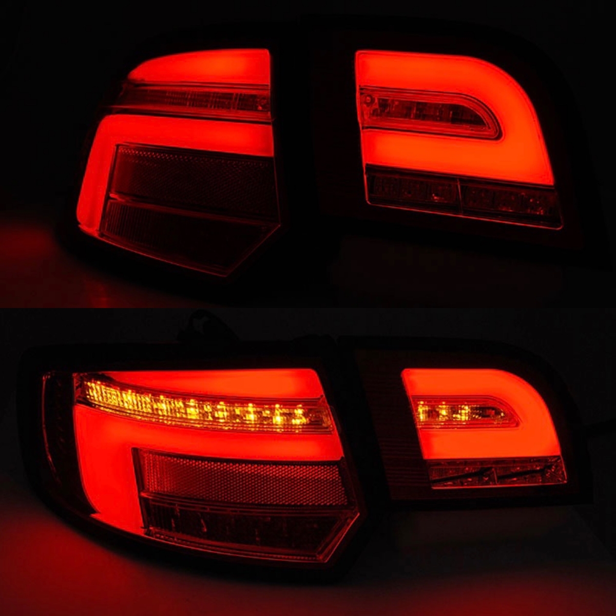 LED Rückleuchten für Audi A3 8P Sportback Bj 08-12 Facelift rot smoke 8V-Design