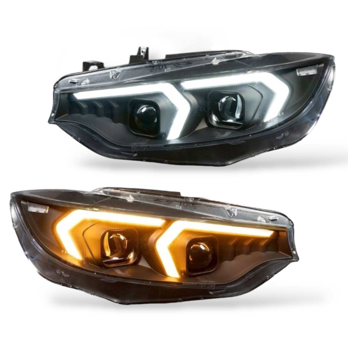 Voll Led Scheinwerfer passend für BMW 4er F32 F33 Coupé Cabrio 13-17 für Xenon ohne AFS