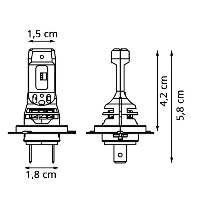 OSRAM NIGHT BREAKER LED H7 Speed 450 64210DWNBSP Set