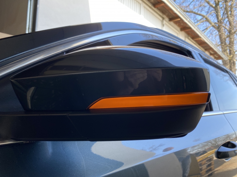 Dynamische Led Spiegelblinker schwarz für VW T-Cross 19-23