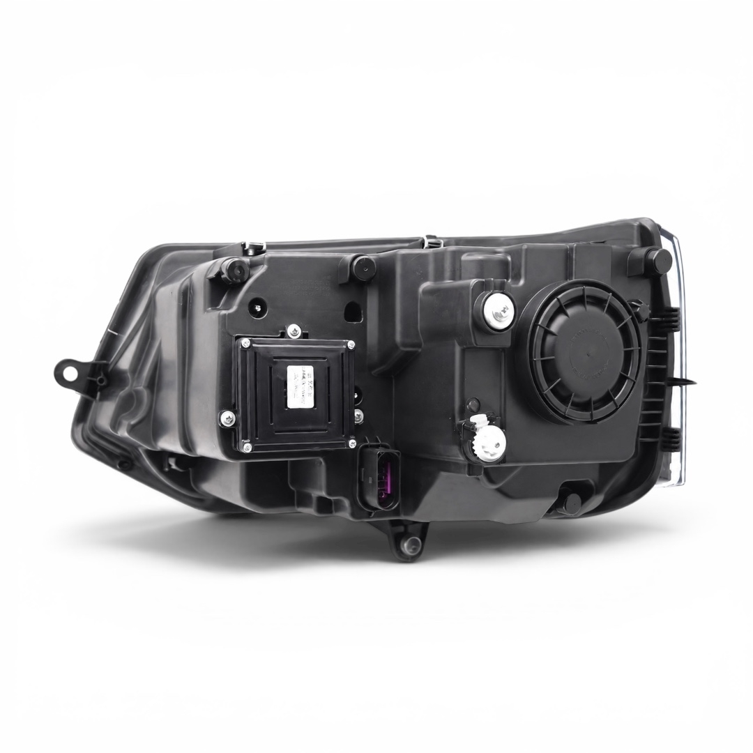 VOLL LED Scheinwerfer schwarz für VW T5 GP 09-15 statischer Blinker sequentieller Start