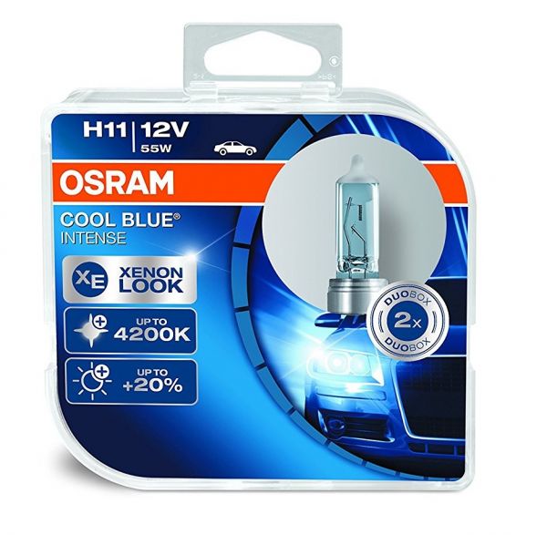 OSRAM Cool Blue Intense H11 Lampen Xenon Look 55W Duo-Box