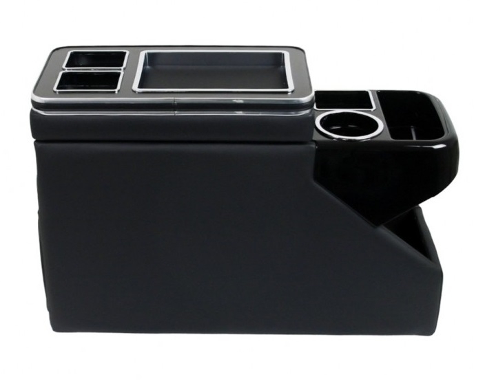 Mittelkonsole mit Staufach schwarz glänzend universell passend 51,5 x 18 x 35 cm