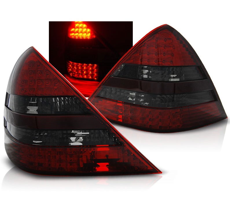 LED Rückleuchten rot smoke für Mercedes Benz SLK R170 96-04 DEPO