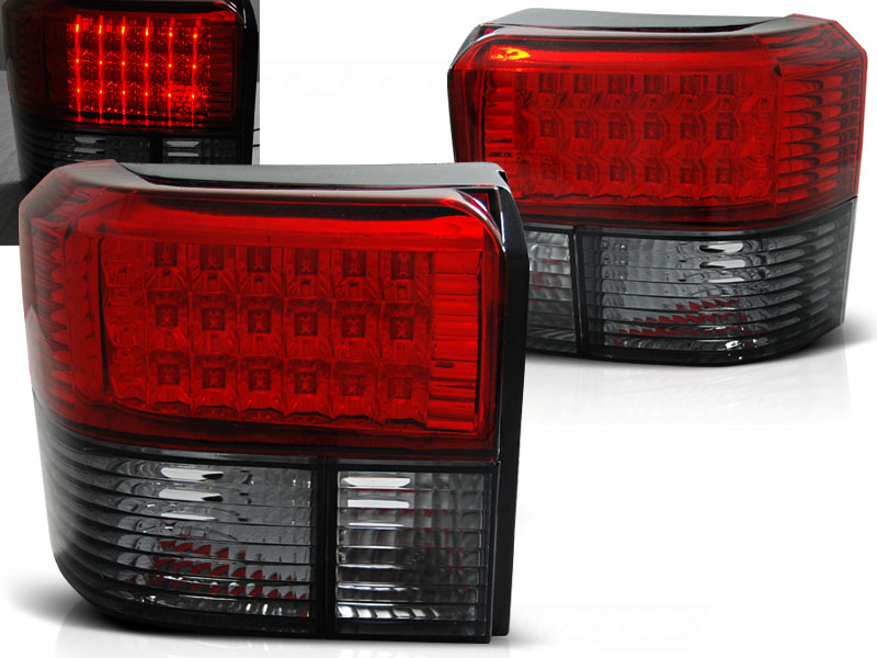 LED Rückleuchten für VW T4 90-03 rot rauch DEPO