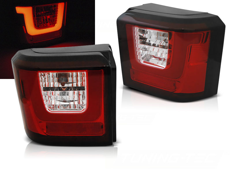 Lightbar LED Rückleuchten für VW T4 90-03 rot klar