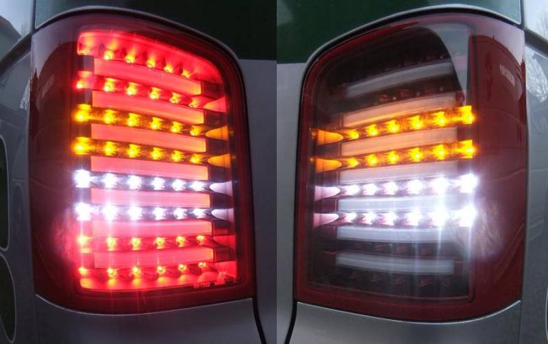 LED Rückleuchten für VW T5 2003- inkl. Facelift rot/klar