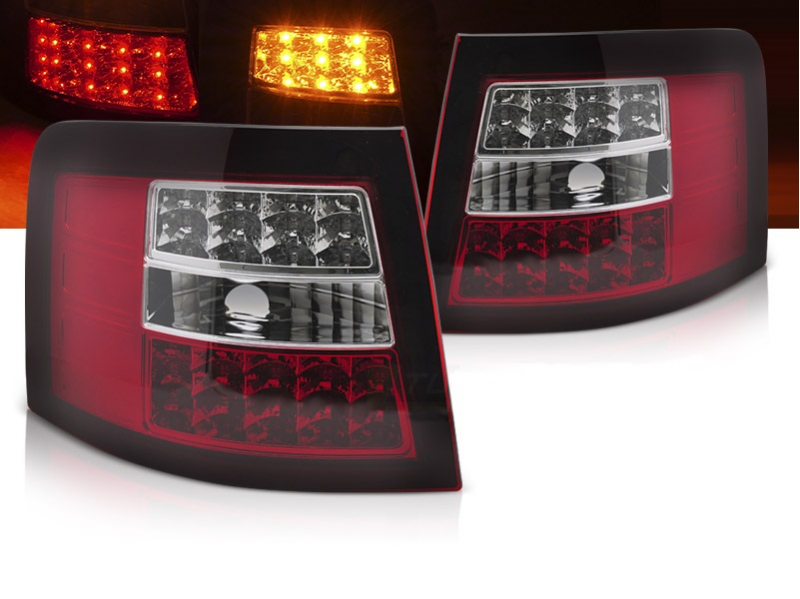 LED Rückleuchten für Audi A6 4B Avant Kombi 97-05 rot klar