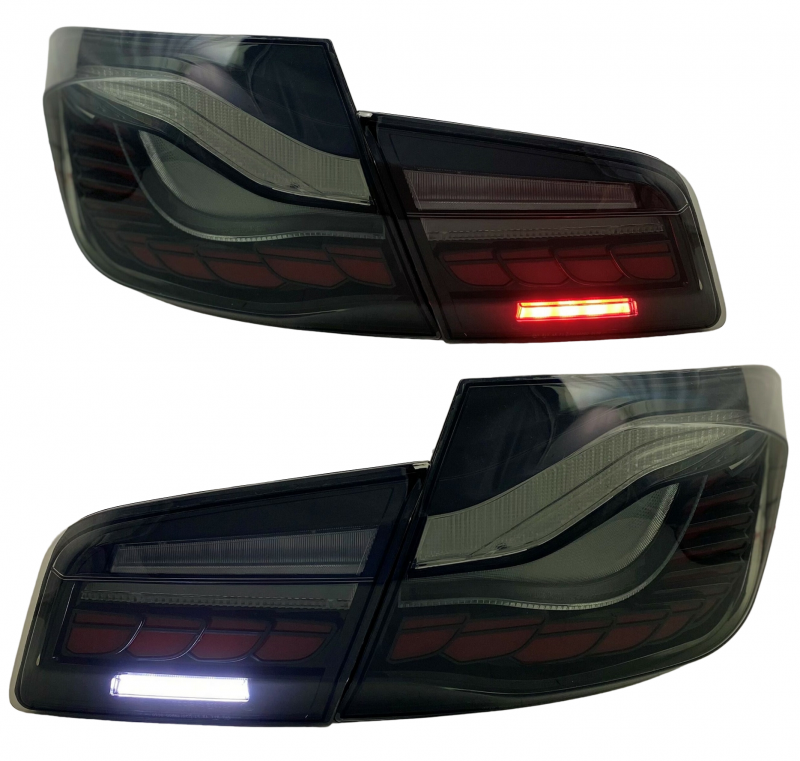 OLED Rückleuchten für BMW F10 Limousine 10-16 Heckleuchten Laufblinker schwarz VL