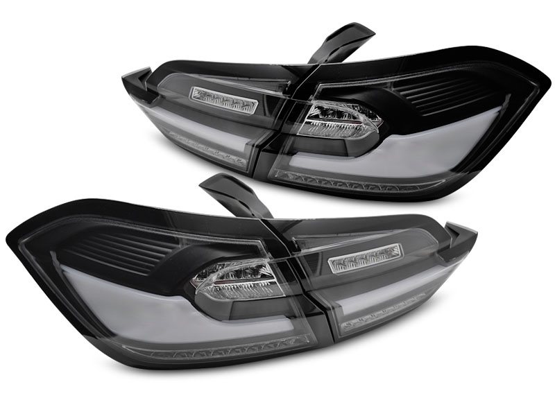Led Rückleuchten schwarz klar für Ford Fiesta JHH MK8 ab 2017 dynamischer Blinker