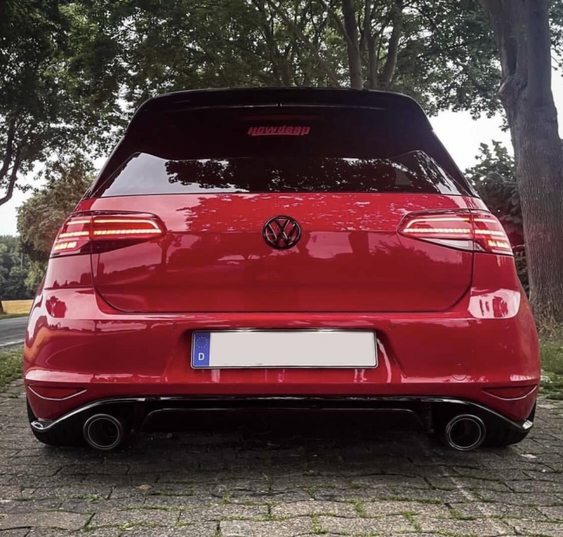 LED Rückleuchten rot smoke für VW Golf 7.5 Facelift 17-19 dynamischer LED  Blinker R-Look