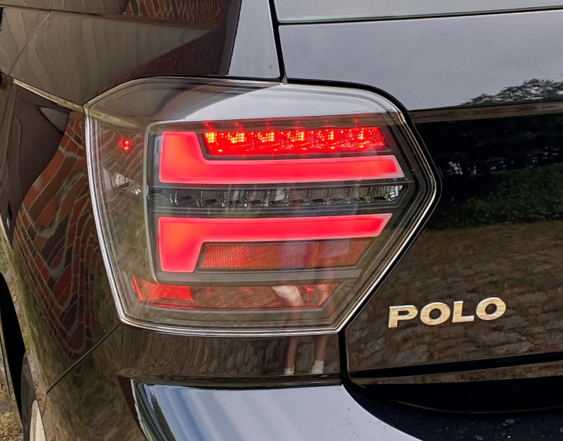 LED Rückleuchten für VW Polo AW Bj 2017+ schwarz dynamischer Led Blinker