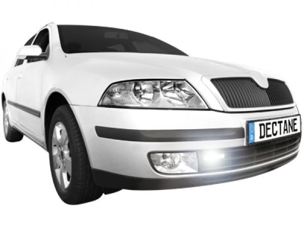 LED Tagfahrlicht für Skoda Octavia Typ 1Z 04-09 chrom