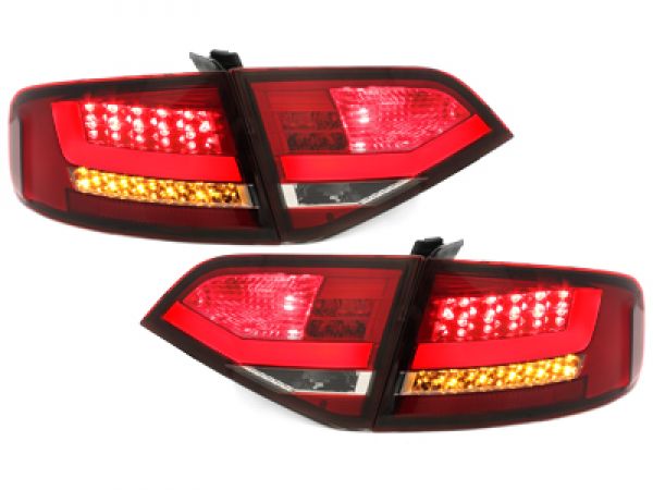 LED Rückleuchten für Audi A4 B8 8K Limousine 07-11 rot klar für LED