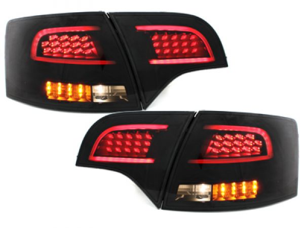 LED Rückleuchten für Audi A4 Avant Kombi B7 04-08 schwarz
