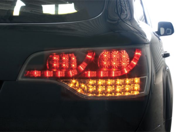 LED Rückleuchten für Audi Q7 05-09 schwarz Klarglas