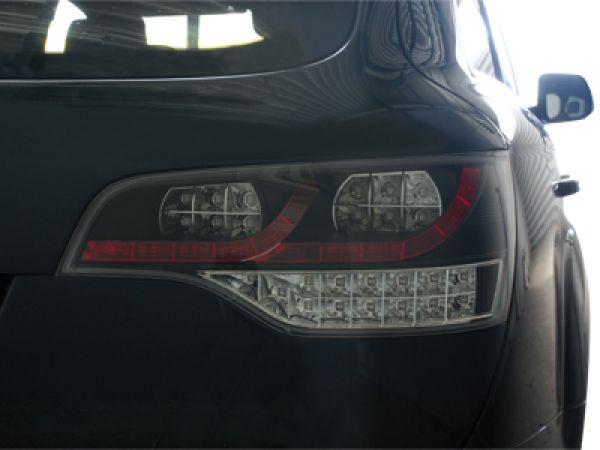 LED Rückleuchten für Audi Q7 05-09 schwarz Klarglas