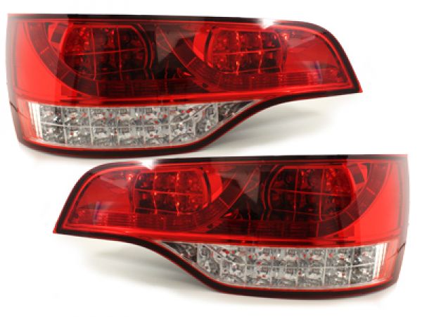 LED Rückleuchten für Audi Q7 05-09 rot Klarglas