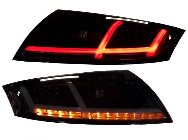 Voll-LED Rückleuchten für Audi TT 8J 06-14 schwarz/rauch 8S-Optik