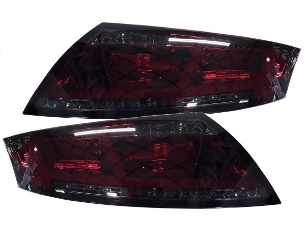 Voll-LED Rückleuchten für Audi TT 8J 06-14 rot-rauch 8S-Optik