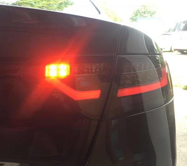 LED Rückleuchten für Audi A5 8T 8F 07-11 schwarz smoke für Halogen