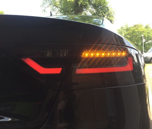 LED Rückleuchten für Audi A5 8T 8F 07-11 schwarz smoke für Halogen