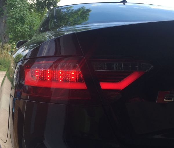 LED Rückleuchten für Audi A5 8T 8F 07-11 rot-rauch LED-Serie