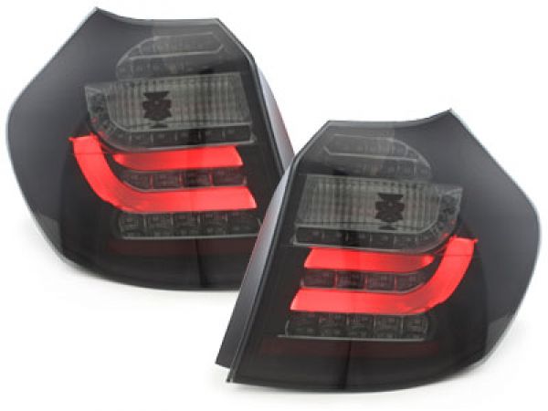 LED Rückleuchten für BMW 1er E81 E87 04-07 schwarz smoke Lightbar