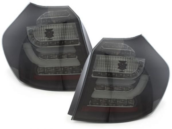 LED Rückleuchten für BMW 1er E81 E87 04-07 schwarz smoke Lightbar