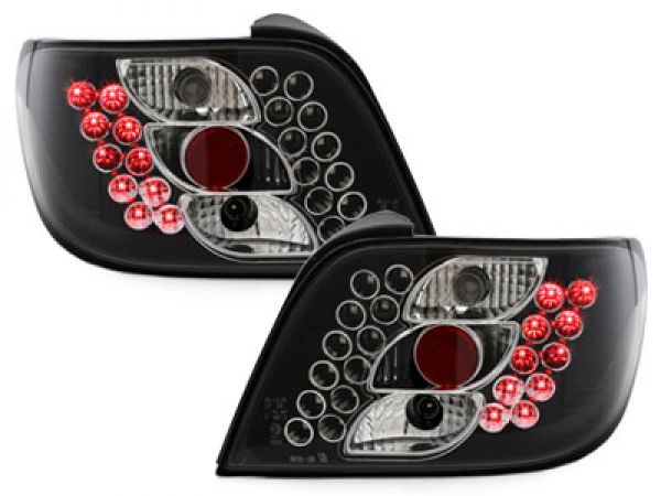 LED Rückleuchten für Citroen Xsara 97-00 schwarz Klarglas