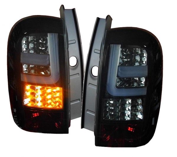 LED Rückleuchten für DACIA Duster 09-15 mit LED Blinker black/smoke