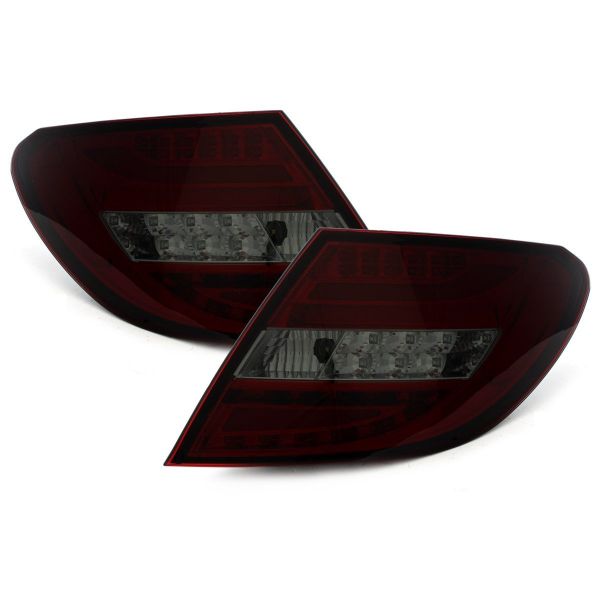 LED Rückleuchten für Mercedes Benz C W204 Limousine 11-14 red smoke Facelift