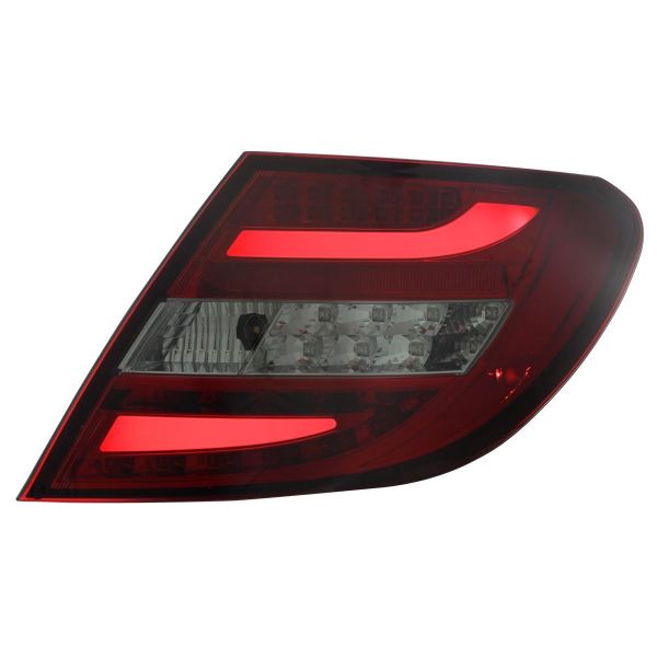 LED Rückleuchten für Mercedes Benz C W204 Limousine 11-14 red smoke Facelift