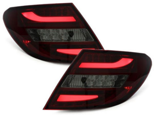 LED Rückleuchten für Mercedes Benz C W204 Limousine 11-14 red smoke Facelift